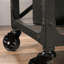 Table d'appoint, finition brune