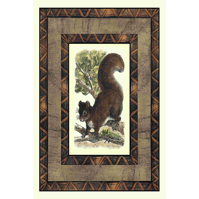 " Rustic Squirrel ", 18" H x 12" W  
