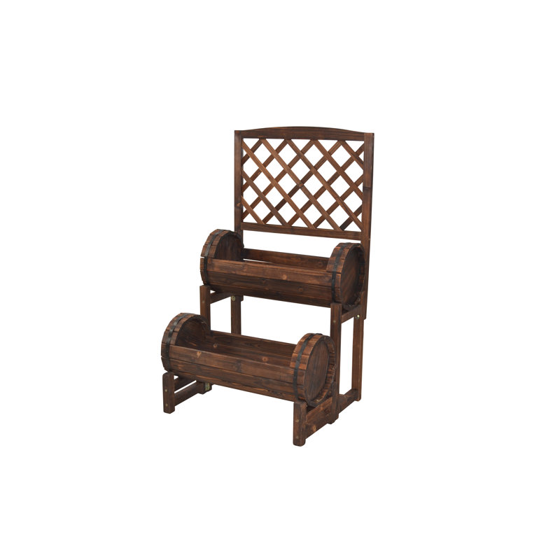 Tyra Wood Vertical Garden, Brown