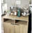 Fluted Panel Coffee Bar Cabinet with Wine Storage – Modern Buffet Sideboard for Living Room, Kitchen & Dining Room