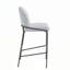 Tabouret de bar rembourré en métal-1052645367