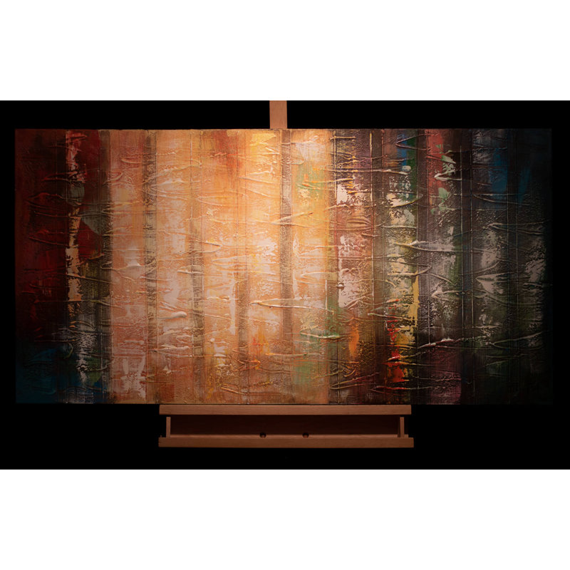 Hand -painted acrylic painting Gleaming Colors