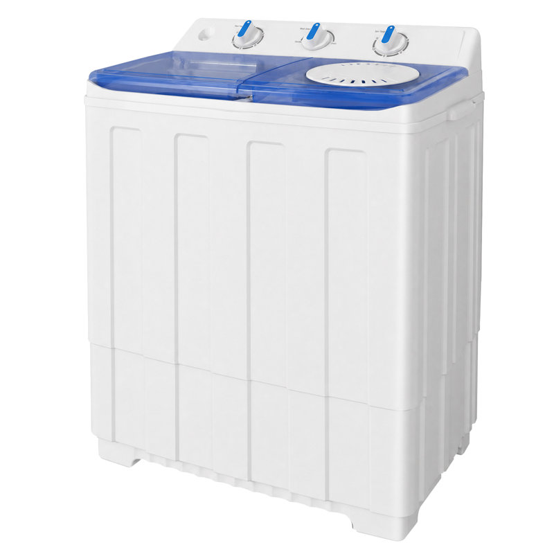 Portable Twin Tub Washer 11Lbs Wash 5.5Lbs Spin Compact Laundry Machine
