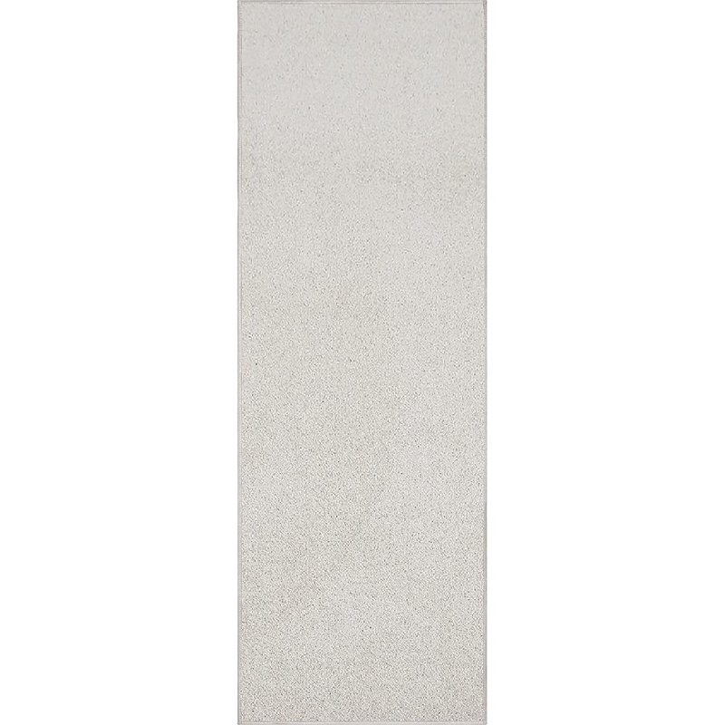 Tapis blanc cassé Quinerly, Tapis de couloir 3 pi x 12 pi