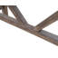 Table de salle à manger en bois massif 63 "American Rustic-371443129-371443132