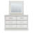Birmonton Dresser And Mirror