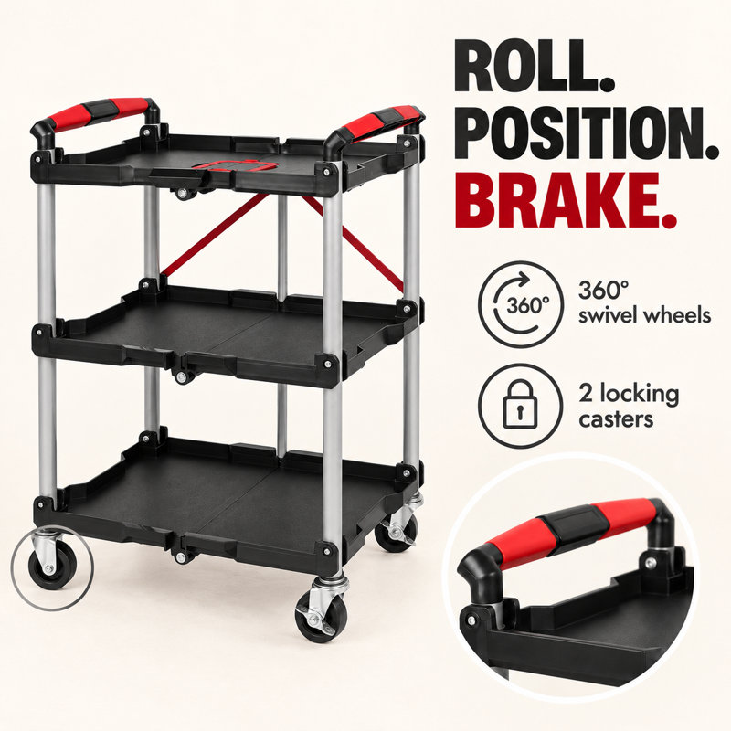 Aluminium Bar Cart