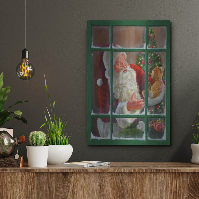 «Santa Window 3» par David Lindsley, H 16 po x l 12 po