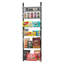 Rangement à 6 niveaux pour garde-manger - Support à épices en acier robuste, tablette murale réglable pour la cuisine, la buanderie, la salle de bain, noir-2112139089