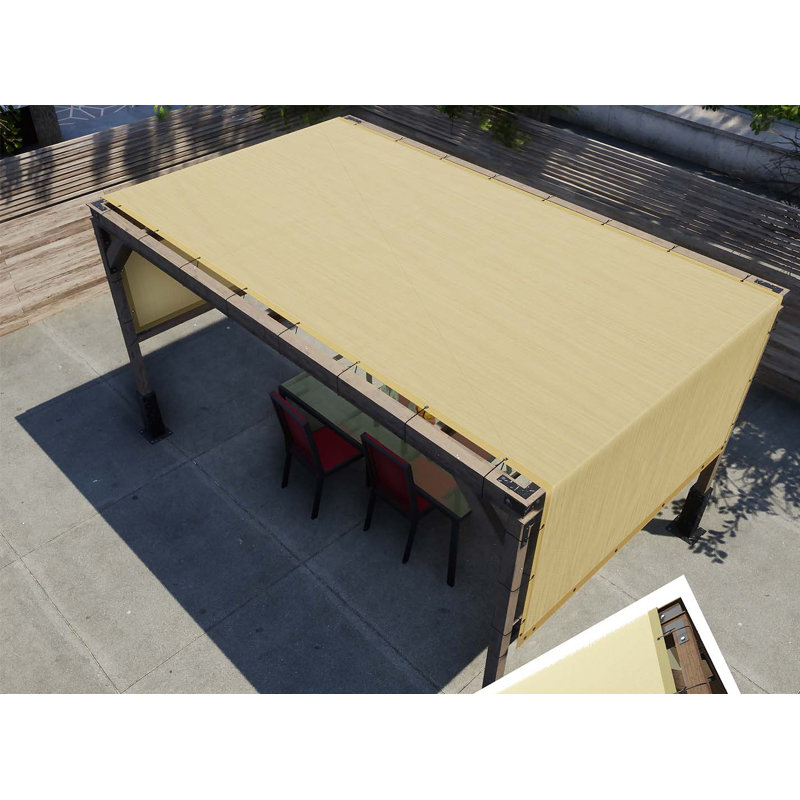 Housse de remplacement pour auvent pour pergola Amgo, Beige, H 96 po x l 192 po x P 1 po