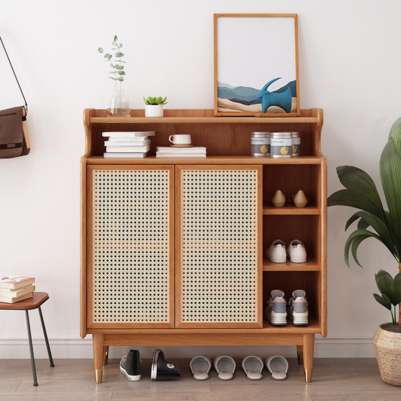 Armoire de rangement pour chaussures Vine, Brun