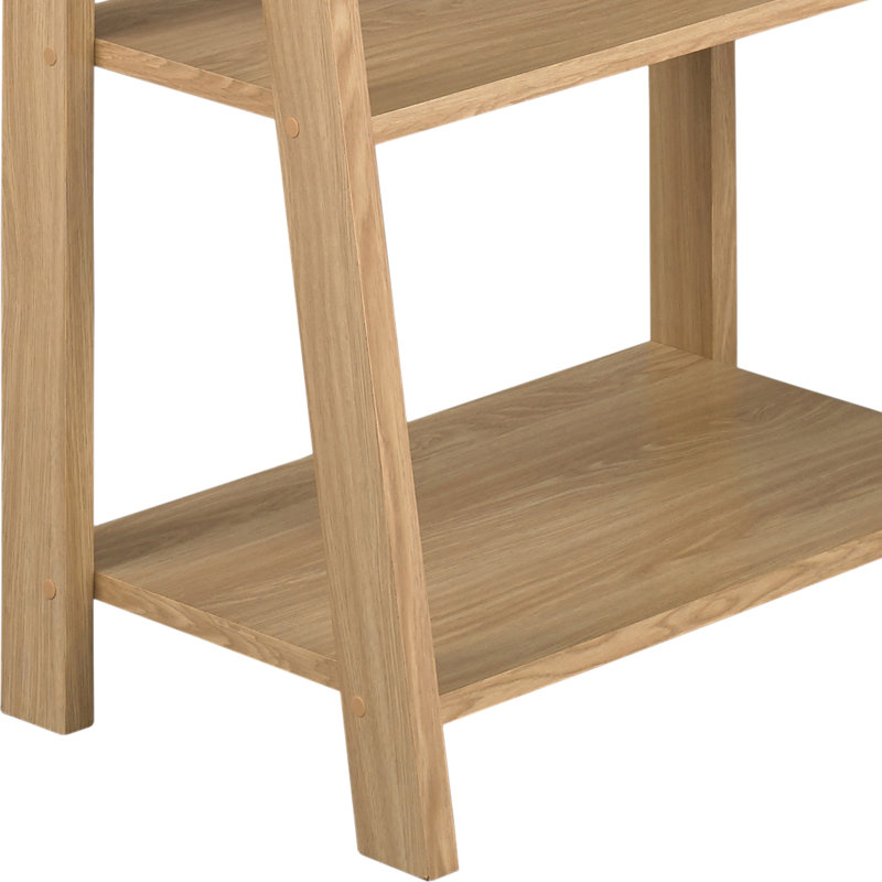 TIVA LADDER BOOKCASE, Oak, 64 cm x 17.5.4 cm x 36.7 cm