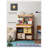 35.4-inch Solid Boxwood Mobile Pantry Cabinet