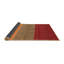 Tapis de zone rouge/orange contemporaine-900258439