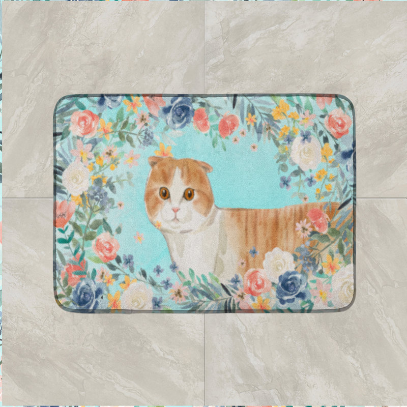 Tapis pour salle de bain Tonkinese, Scottish Fold
