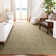 Auckland Chevron Handmade Flatweave Charcoal/Green Area Rug