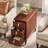 Advit Solid Wood 3 - Drawer End Table with Storage
