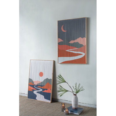 26,5 po x 38,5 po, art mural rectangulaire à pampille, décor de maison pour le salon, la chambre à coucher, le couloir de bureau