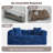 80.5'' Corduroy Convertible Sleeper Sofa-1572896967