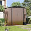 Large Galvanized Steel Lockable Apex Metal Shed