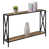 Weathered Barnwood Top/Black Base