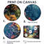 Blue Coral Sea Floor Symphony II «Blue Coral Sea Floor Symphony II» 3 pièces-107169666-107169672