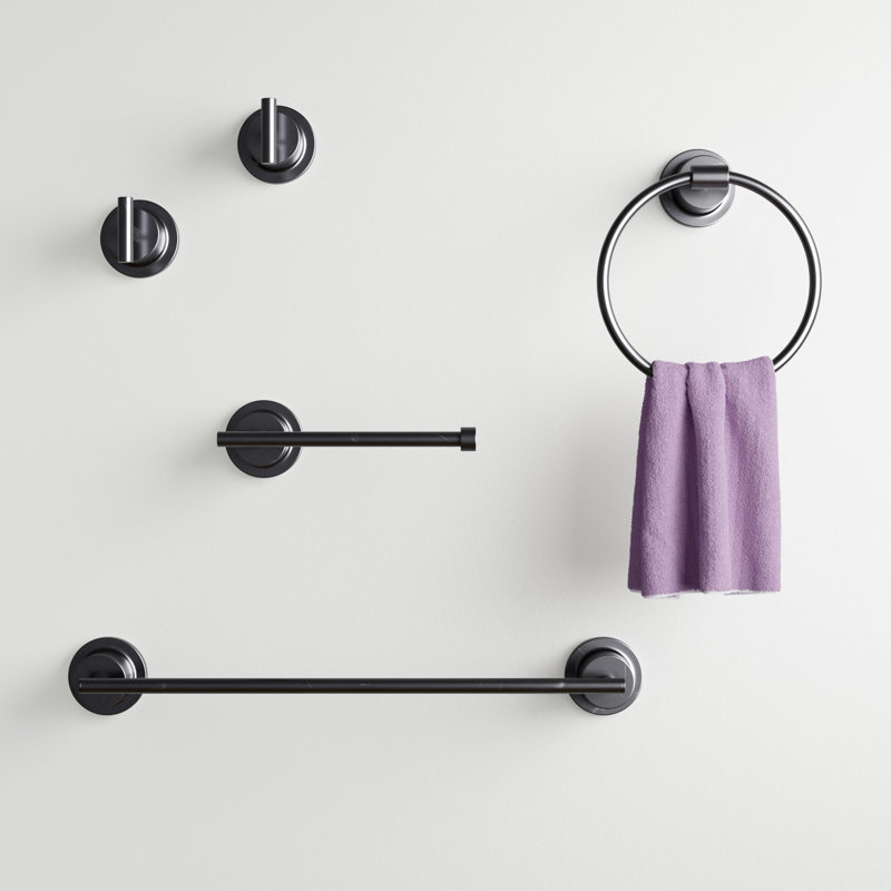 Kingston Brass Concord 5-Piece Bathroom Hardware Set, Polished Brass