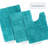 Kriebel Luxury Ultra Soft Bathroom Rugs with Non-Slip Backing (Set of 3)-622679187