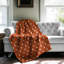 Couverture orange en sherpa 1 pièce de qualité supérieure orange 0185-100351614