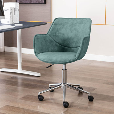 Chaise de travail en microfibre Cindy