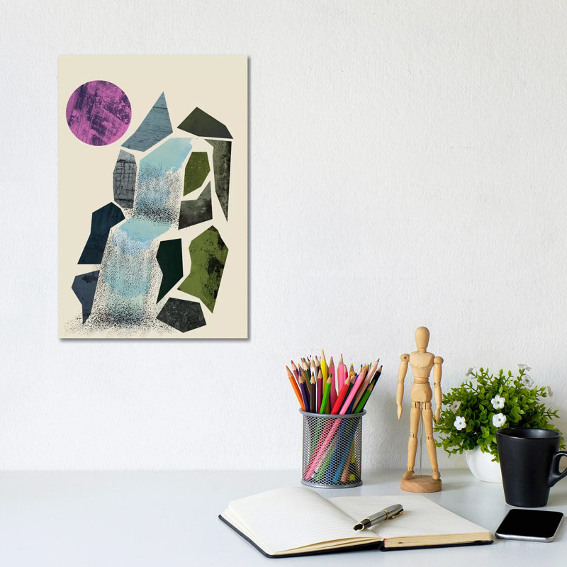 Cascade by Flatowl - No Frame Gallery-Wrapped Canvas Giclée on Canvas, 30.48cm H x 20.32cm W