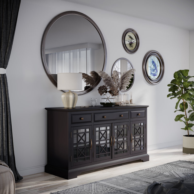 Sina 153cm Sideboard, Antique Black