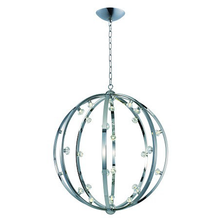 Stanger 16 - Light Dimmable LED Globe Chandelier