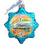 Keepsake 2'' Handmade Glass Holiday Shaped Ornament
