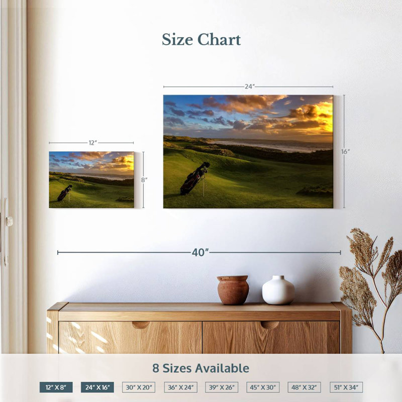 Parcours de golf Sirci Ballybunion, H 16 po x l 24 po