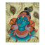 Bhagawan Krishna | Acrylique sur toile | Peinture murale du Kerala par Vishnu Shreedhar