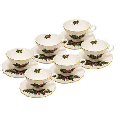 Oakdene Bone China Teacup and Saucer