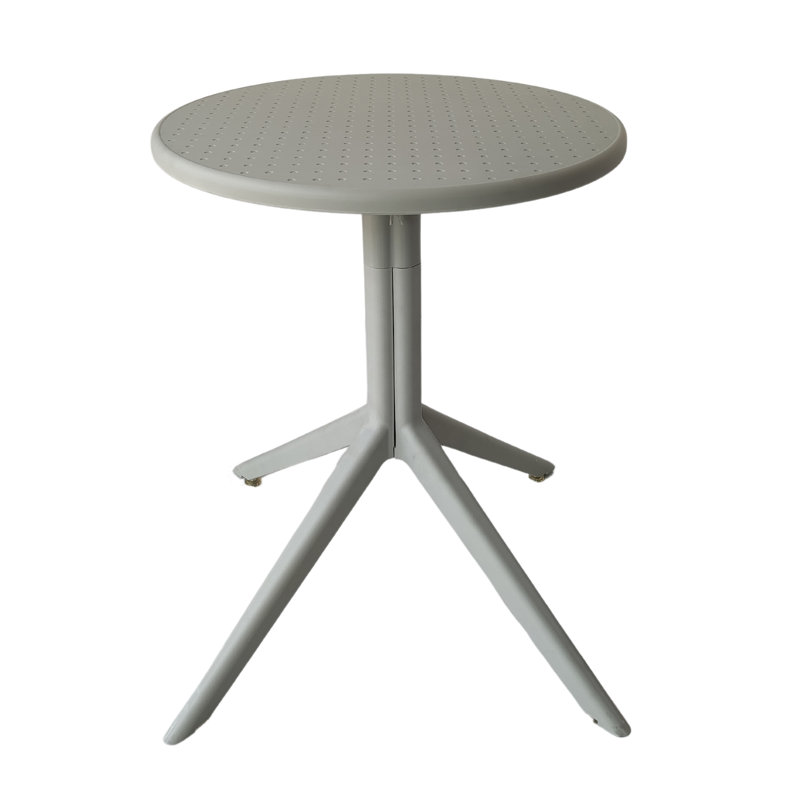 Table de patio pliante 24 po Patioflare, gris