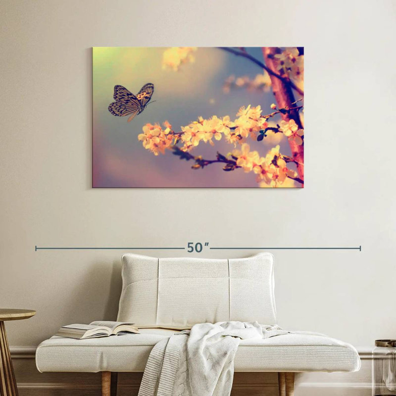Brampt Dazzling Butterfly, 26" H x 39" W
