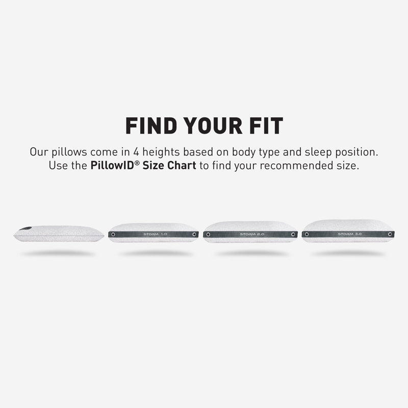 Storm King Performance Cooling Memory Foam Pillow - White