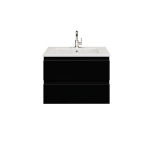 Salt 30'' Single Bathroom Vanity with Resin Top
