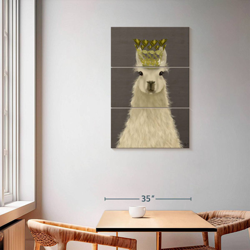 Brampt Llama Queen, 57" H x 36" W
