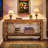 63" Console Table with Curved Legs, 2-Tier-1765428777