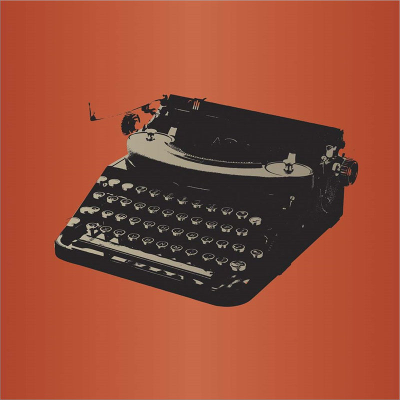 «MCM Typewriter» par Posters International Studio, art mural encadré