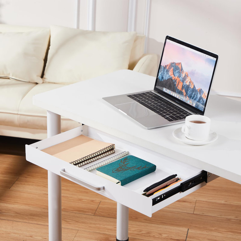 5.7cm H x 54cm W Desk, White