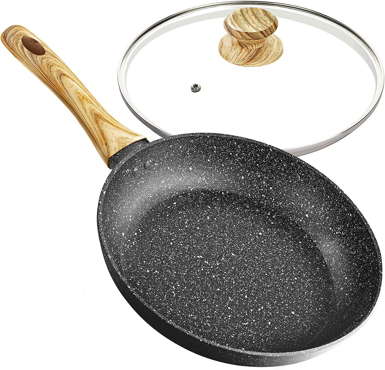 MICHELANGELO Frying Pan Set, 9.5 & 11 Nonstick Frying Pans with  Stone-Derived Coating, Nonstick Pans Set, Stone Skillets Nonstick, Stone  Pans, Stone Frying Pans, Induction Compatible, 9.5 & 11 