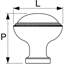 Purity 1 1/8" Diameter Round Knob-731161012