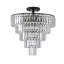 Lustre moderne moderne en cristal noir K9 à 5 niveaux-1582482682