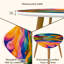 Ensemble de 2 tables basses gigognes Triangle