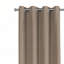 Ensemble de 2 panneaux de rideau occultant et isolant contemporain en polyester, œillets, pour salon, chambre à coucher et tringle de cuisine non inclus-1729540500-1729540507